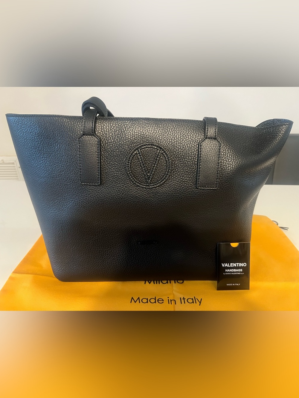 Valentino by Mario Valentino Dollaro Tote (Black)